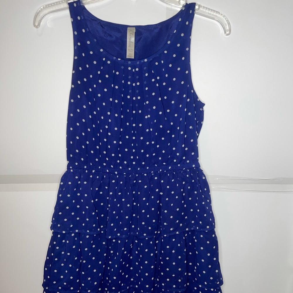 Polkadot Blue Dress